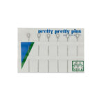 Item 765 Pearl Headed Pin - Nickel Plated Steel - mm 70 - White Card of 6 pcs - Cardboard Box of 24 Cards