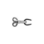 Art. 1010 Uncinello n. 3 - Maschio+Femmina - Nichel Scatola in Cartone da 250 gr