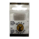 Art. 2003 Aghi Cucito "Sharps" in Acciaio Nichelato - Misura 3 Bustina da 12 pezzi - Scatola in Cartone da 50 Bustine