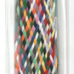 Item 2034 Multicolor Braided Cotton Thread Mending  Polybag 1 pc - Cardboard Box of 12 Polybags