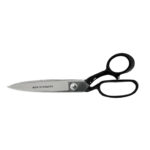 Item 4049 Tailor Scissor - Black Varnished Handle - Size 9 inches - cm 22   Hangable Polybag of 1 pcs